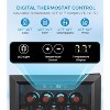 ZAFRO 12 Bottle Cabinet Beverage Refrigerator Mini Fridge Low Noise Clear Glass Door Counter Top Cellar for Beer Soda Bar 1.3 cu.ft Black - 4 of 4