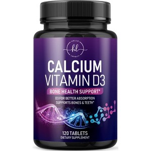 Calcium Supplement 1200 mg Plus Vitamin D3, For Bone Health, Dietary Supplement - 120 Tablets - 1 of 4