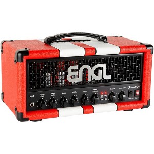 ENGL E412XXL 40th Anniversary Limited-Edition 4x12 Guitar Speaker Cabinet Red/White Stripes - 1 of 4