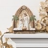 Transpac Resin 10 in. Multicolor Christmas Light Up Nativity and Creche Set of 6 - 4 of 4