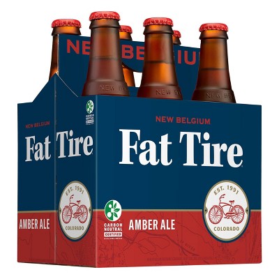 New Belgium Fat Tire Amber Ale Beer - 6pk/12 fl oz Bottles