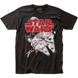 Mens Star Wars Space Fight T-Shirt - 1 of 2