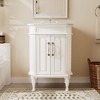 Hyleory Bathroom Storage Cabinet,Bathroom Cabinets Freestanding with 2 Doors for Bathroom Floor Cabinet,Restroom Cabinet, Storage Cabinet - image 2 of 4