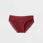 Women's Cotton Bikini Underwear with Lace - Auden™