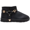 Bebe Women’s Boots - Cozy Women’s Shoes, Faux Leather Ankle Boots with Faux Fur Lining, Buckle Strap Detail - 2 of 4