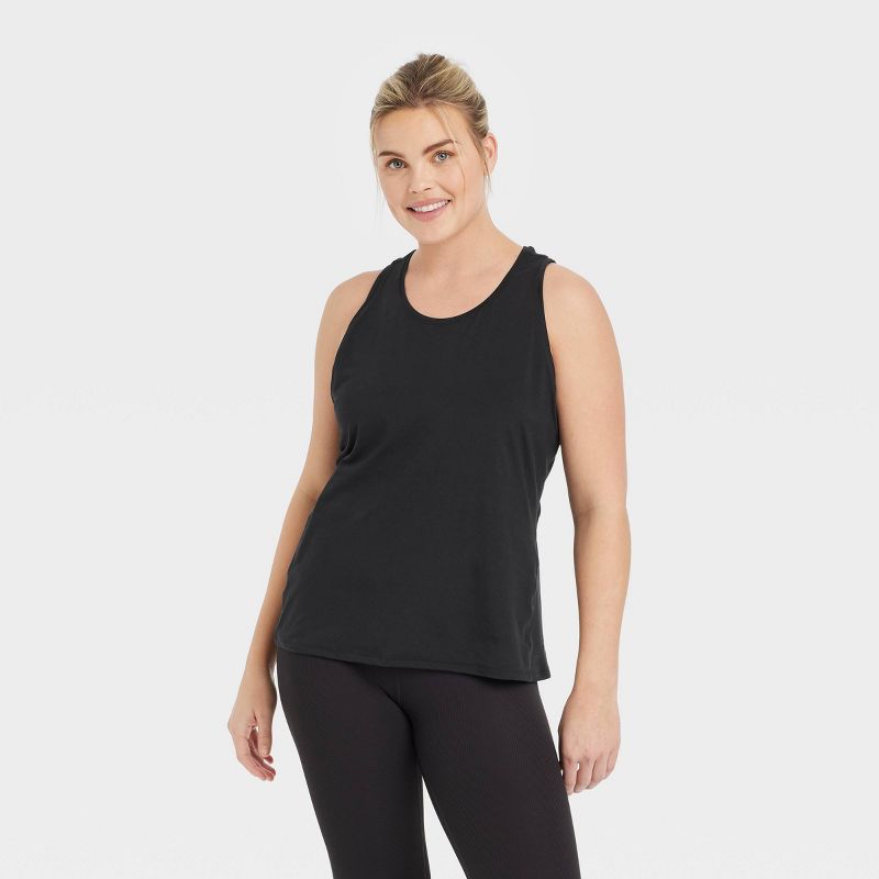 Women's Essential Racerback Tank Top - All In Motion™, 4 of 7
