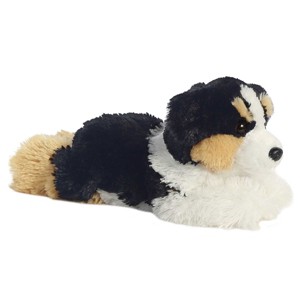 Aurora Medium Auzzie Flopsie Adorable Stuffed Animal Black 12" - 1 of 4