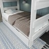 Max & Lily Solid Wood Modern Farmhouse Twin over Twin Bunk Bed with Trundle - 3 of 4