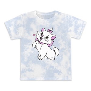 Seven Times Six Disney Aristocats T-Shirt Girls' Marie Tie-Dye Graphic Print Tee Multicolored - 1 of 4