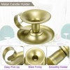 Unique Bargains Table Centerpiece Party Retro Iron Taper Simple Decorative Candle Holders - 3 of 4