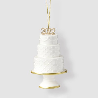 Wedding Cake 2022 Christmas Tree Ornament - Wondershop™