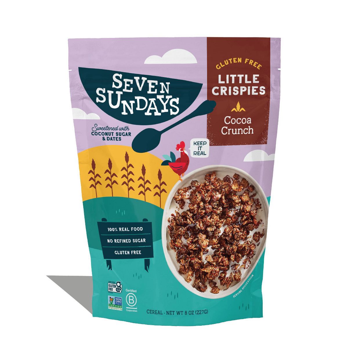 Seven Sundays Little Crispies Cocoa Crunch Gluten Free Breakfast Cereal - 8oz