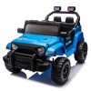 Racxily Dual Drive Kids Ride On Electric Car for 2-4 Years with, Bluetooth, Four-Wheel Suspensionwith LED Headlights, USB Music & Remote Control - 3 of 4