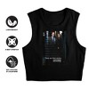 Women's Law and Order Svu Svu Sleeveless Crop Top Tank - 3 of 4