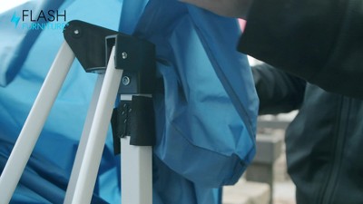 Blue 8'x8' Weather Resistant Pop Up Canopy Tent with Carry Bag