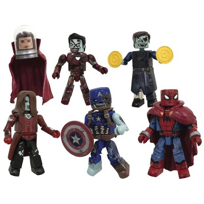 Diamond Select Toys LLC Marvelâ€™s What If..? Zombie Minimates DCD 40th Anniversary Previews Exclusive Boxed Set