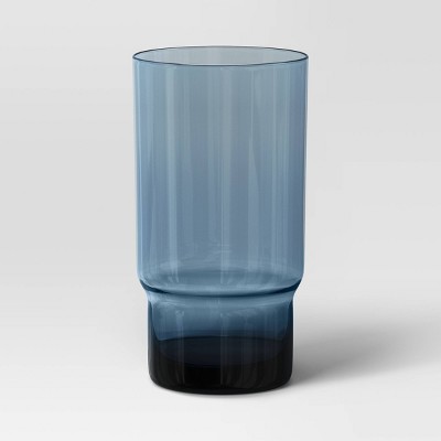 18.5oz Glass Ribbed Mug Clear - Threshold™ : Target