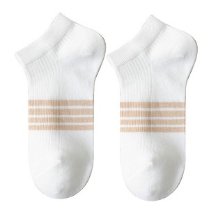 Alilang Women's Ankle Socks Wicking Non Slip Cotton for Casual Stability and Comfort 2 Pairs - One Size Fits Most - 1 of 4