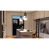 Urban Ambiance Luxury Mid-Century Modern Pendant 21.625''H x 16.125''W,  Midnight Black Finish,  Albuquerque Collection, UHP4345 - 2 of 4