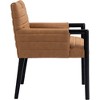 Meridian Furniture,Aimee Vegan Leather Dining Arm Chair - 4 of 4