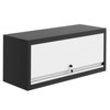 Wall-Mounted Locking Cabinet, Hanging Tool Cabinet with Flip-Up Door & 2 Hydraulic Rods, 0.6mm Thick Cold Rolled Steel Garage Wall Storage Box - 2 of 4