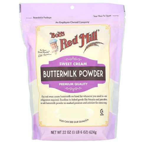 Bob's Red Mill Buttermilk Powder, Sweet Cream, 22 Oz (624 G) : Target