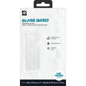 iFrogz Apple iPhone 16 Plus/iPhone 15 Plus Glass Shield Screen Protector - 1 of 4
