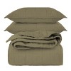 French Linen Box Stitch Quilt & Sham Set | BOKSER HOME - 2 of 4