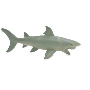 Collectible Wildlife Gifts | Shark, Great White, G.W. Shark, High Quality, Rubber Fish, Realistic, Model, Toy, Gift,    7"  CWG310 B382 - 1 of 4