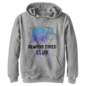 Boy's Winnie the Pooh Eeyore Always Tired Club Pull Over Hoodie - 1 of 4