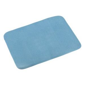 Unique Bargains Microfiber Lightweight Absorbent Double Sided Use Dish Drying Mat - 1 of 4