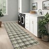 Plaid Washable Rug Area Rug for Bedroom Modern Living Room Rug Non Slip Tartan Large Area Rug Non Shedding Throw Rugs - 3 of 4