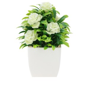 Unique Bargains Artificial Tree Greenery Plant Plastic 2.76"x2.76"x7.09" 1 Pc - 1 of 4