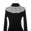 Elerevyo Women Blouse Embroidery Neck Ruff Detachable False Dickey Collar 1 Pc - 3 of 4