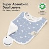 KeaBabies 8-Pack Organic Baby Bibs for Boy, Girl, Drool Bibs, Baby Bib for Girls, Boys,  Newborn Teething Bibs - 3 of 4
