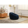 NicBex Classic Faux Fur Bean Bag Chair, Durable Ergonomic Lazy Sofa Chair for Reading and Resting in Bedroom, Dark Blue - 3 of 4