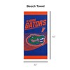 Sweet Home Collection NCAA Florida Gators 30" x 60" Beach Towel - 3 of 3