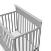 Storkcraft Petal 4-in-1 Convertible Mini Crib with Mattress - 3 of 4