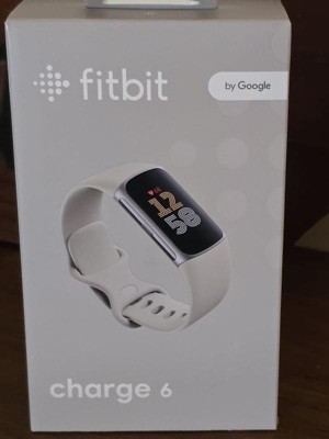 Fitbit Charge 6 - Porcelain / Silver Aluminum : Target