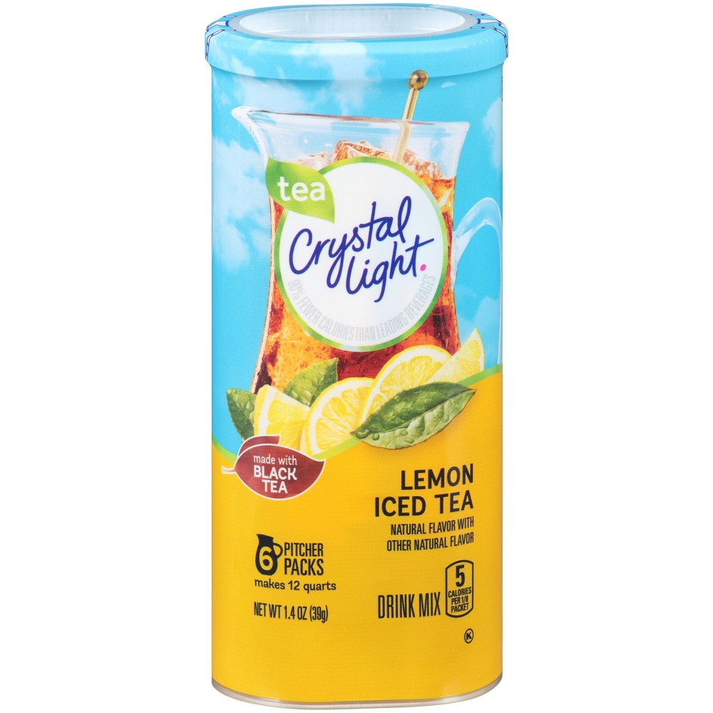 UPC 043000950647 Crystal Light Natural Lemon Iced Tea Drink Mix 6 ct