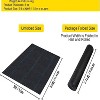 coucheta 5FT*300FT-5.0OZ Weed Barrier Fabric Heavy Duty - Easy Install & Rugged Plastic Ground Cover Weed Barrier for Gardens, Landscaping Fabric - 2 of 4
