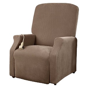 Stretch Pique Lift Recliner Slipcover - Sure Fit - 1 of 3