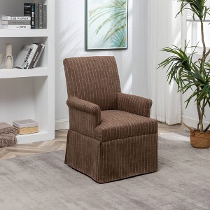 Classic Covered Dining Arm Chair - WOVENBYRD - 1 of 4