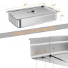 6 Pack Full Size Food Pan, Deep Commercial Catering Hotel Pans with Handles, NSF Certified, Stainless Steel Anti-Jamming Steam Table Pan - 2 of 4