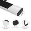 6 Inches Running Boards,Aluminum Alloy Truck Side Steps,Compatible with Various Models,Polished bright surface - 3 of 4