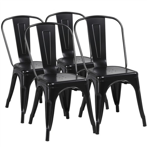 Target black metal discount chairs