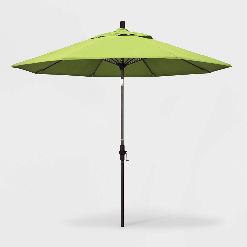 Photos - Parasol 9' x 9' Sun Master Patio Umbrella Collar Tilt Crank Lift - Sunbrella Parro