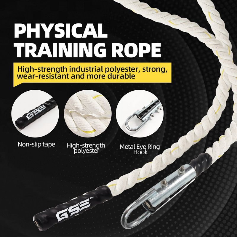GSE Gym Climbing Rope for Fitness & Strength Training, 3 of 7