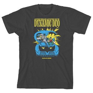 Bioworld Batman Robin Dynamic Duo Boys Youth Graphic Tee | Short Sleeve ...