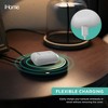 iHome AirPods Case Cover for AirPods Gen 1 & 2, Soft Touch Silicone, Shock Resistant, Easy Installation, White - 4 of 4